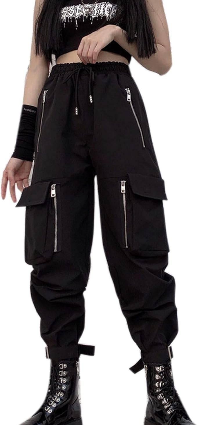 Pantalon cargo femme rave techno