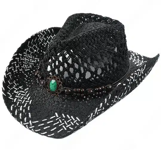 Chapeau accessoire cowgirl noir Sisyphos