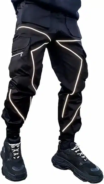 Cargo noir et blanc opium core homme