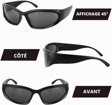 lunette techno noir de vitesse lunette techno noir de vitesse