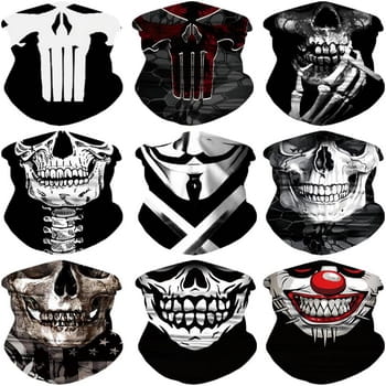 Masque cache cou foulard rave