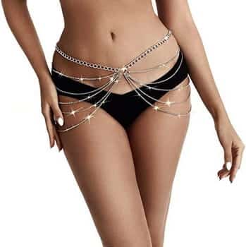 chaine de taille femme rave hanche